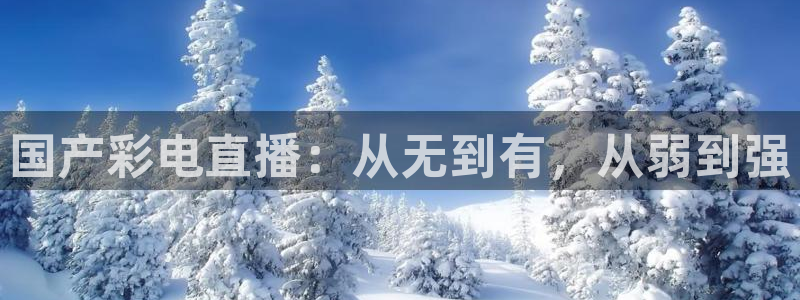51视频在线直播nba：国产彩电直播：从无到有，从弱到强